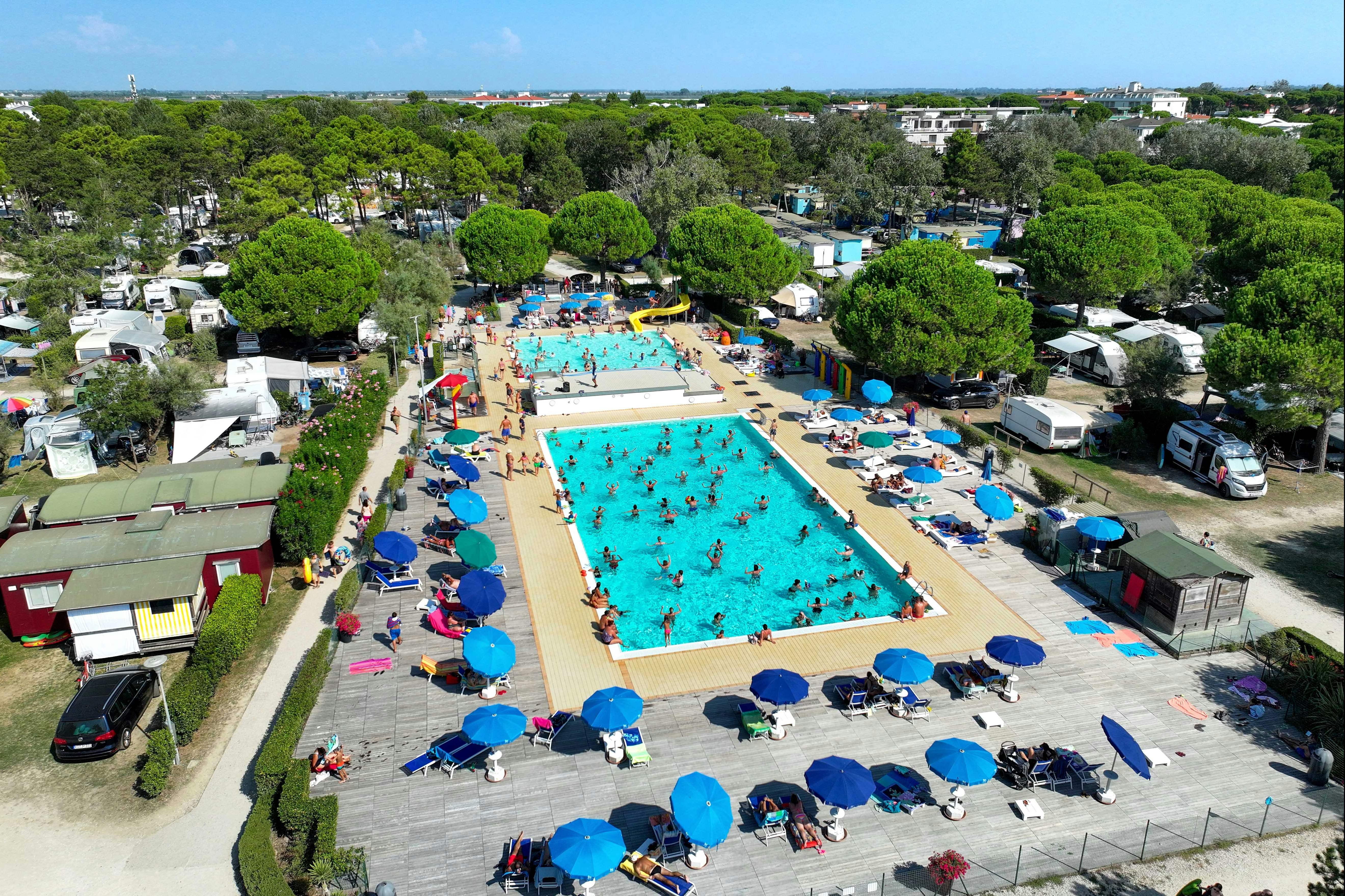 Camping Lido - Poolbereich auf dem Campingplatz
