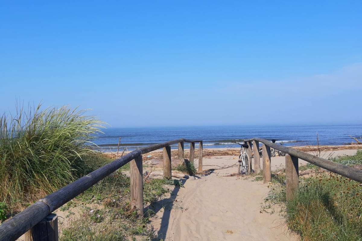 Camping Lido di Classe - Weg zum Strand in der Nähe des Campingplatzes