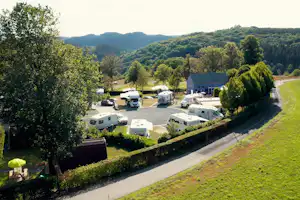 Camping Liefrange - Blick auf die Standplätze auf dem Campingplatz