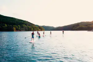 Camping Liefrange - Verleih von SUP-Boards auf dem Campingplatz