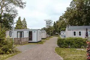 Camping Liesbos - Mobilheime auf dem Campingplatz