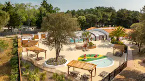 Camping L’Ile Blanche - Wasserpark auf dem Campingplatz