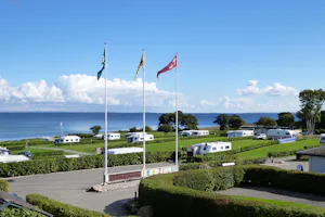 Camping Lillebælt - Übersicht auf das gesamte Campingplatz Gelände