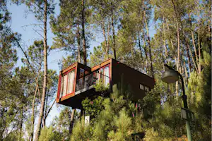 Lima Escape Camping & Glamping Camping Lima Escape - Mobilheim mit Terrasse auf dem Campingplatz