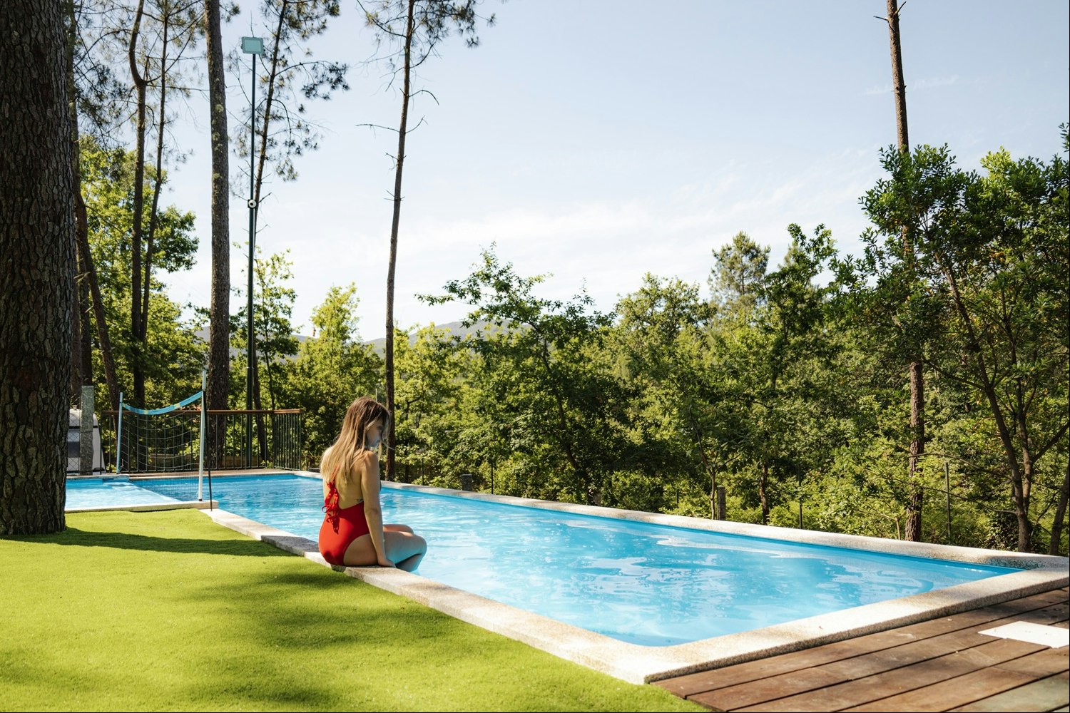 Lima Escape Camping & Glamping  Camping Lima Escape - Pool auf dem Campingplatz