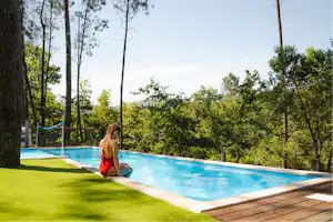 Lima Escape Camping & Glamping Camping Lima Escape - Pool auf dem Campingplatz