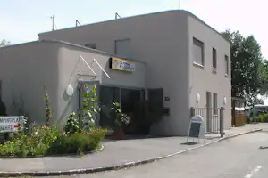 Camping Linz Pichlingersee - Eingang zum Campingplatz
