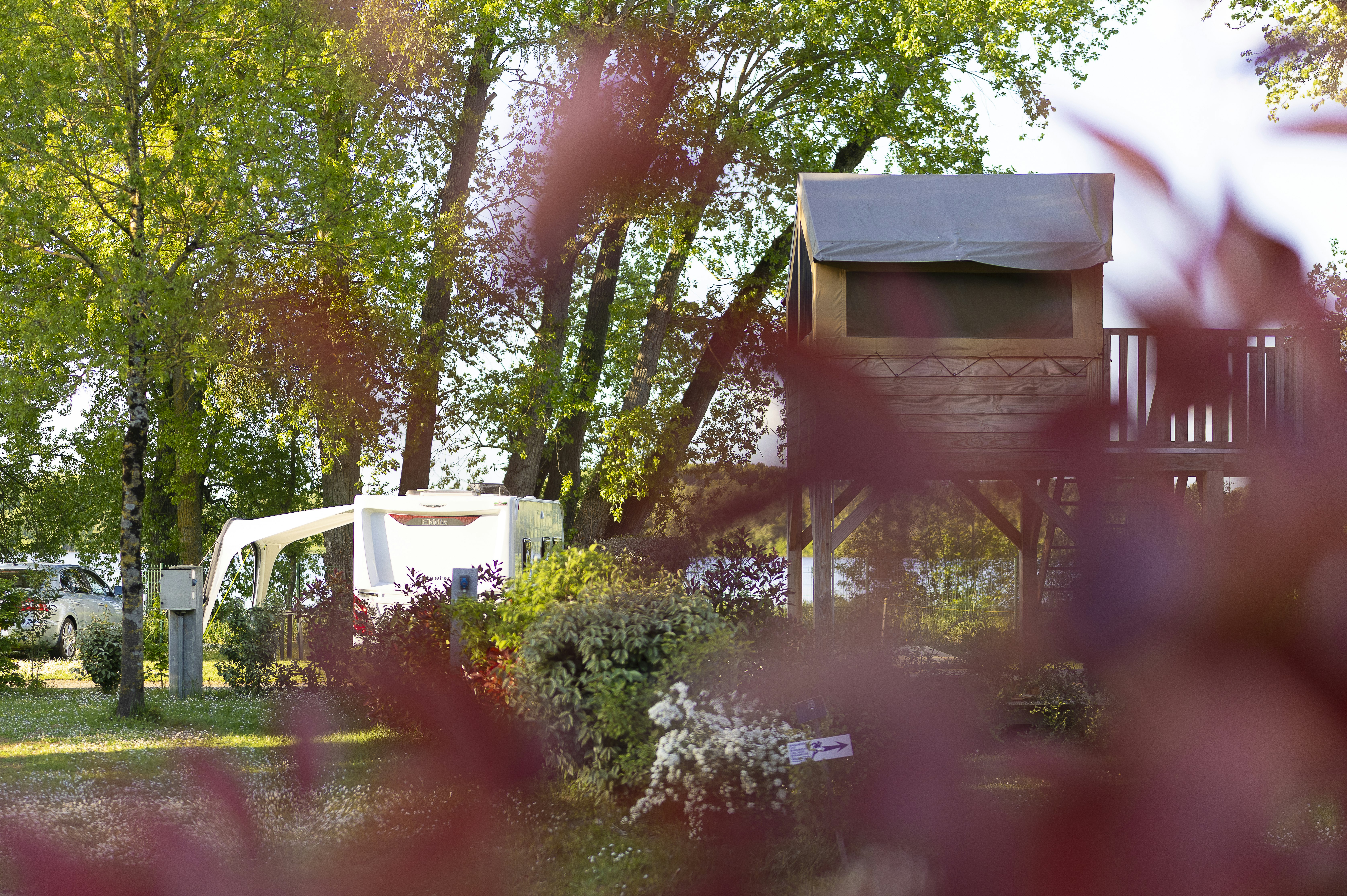 Camping L'Isle Verte - Standplätze auf dem Campingplatz