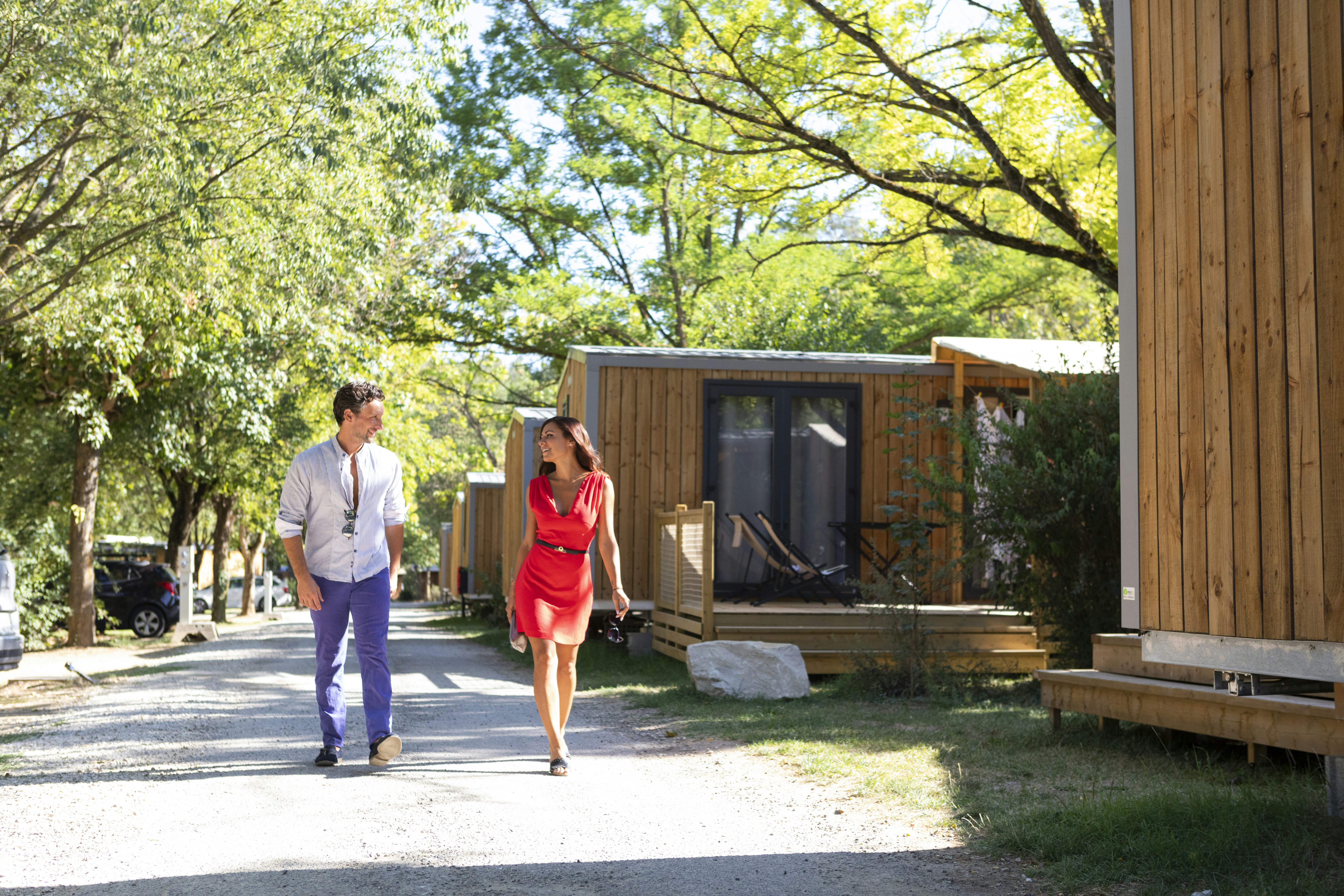 Yelloh! Village Douce Provence  Camping l'Oasis de Provence - Mobilheime auf dem Campingplatz