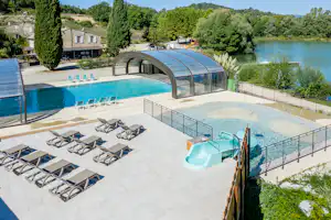 Yelloh! Village Douce Provence Camping l'Oasis de Provence - Poolbereich mit Kinderbecken