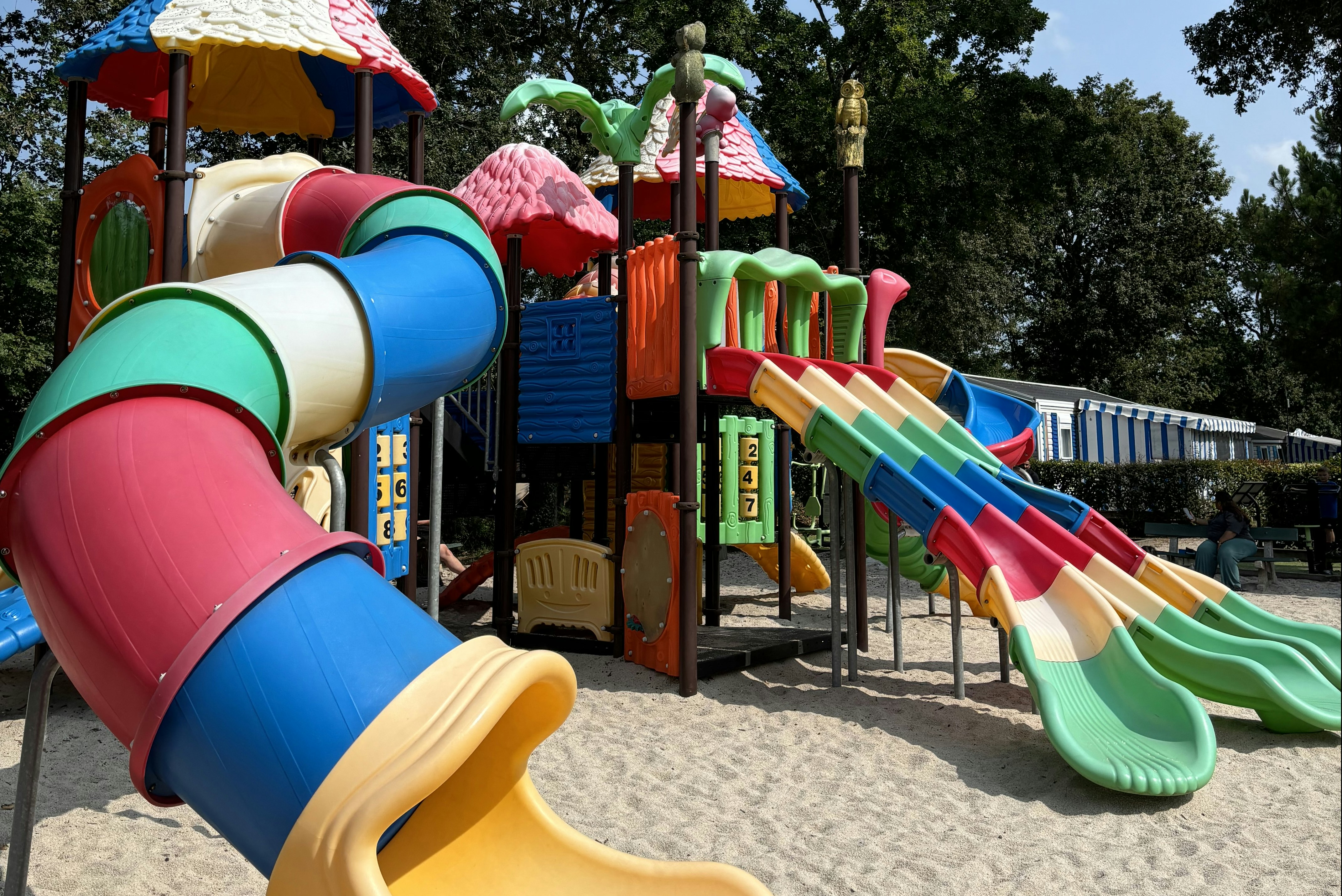 Camping L'Orée de l'Océan  - Kinderspielplatz auf dem Campingplatz