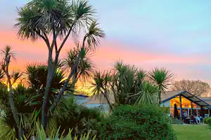 Camping Lou Broustaricq - Sonnenuntergang über dem Campingplatz