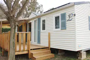 Camping Lou Cabasson - Mobilheim mit Terrasse