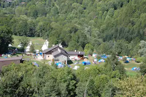 Camping Lou Dahu - Luftaufnahme auf den Campingplatz