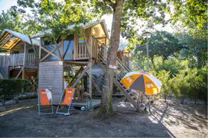 CAMPING LOU PIGNADA - Mobilheim mit Terrasse auf dem Campingplatz