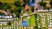 Västervik Resort - Blick auf den Campingplatz aus der Vogelperspektive