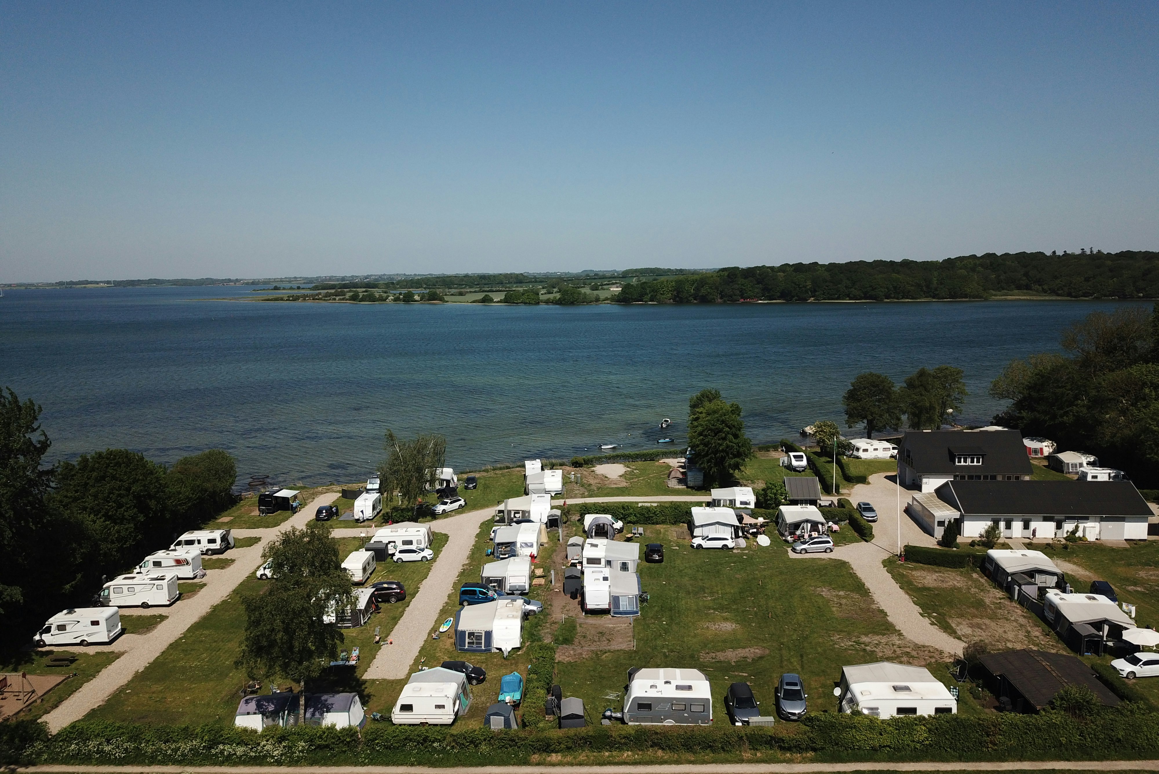 Sønderborg Strand Camping  Camping Madeskov  - Campingplatz aus der Vogelperspektive