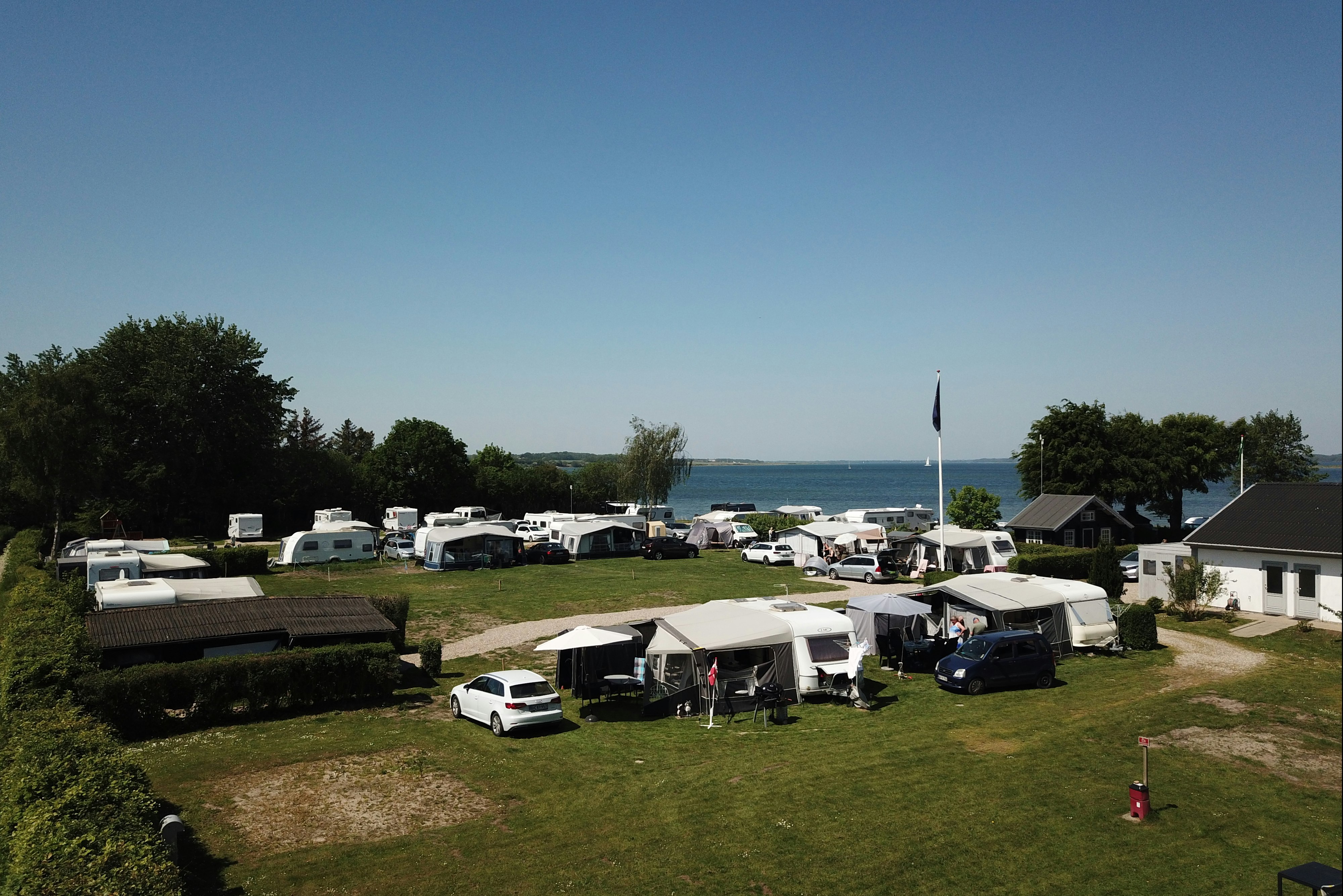 Sønderborg Strand Camping  Camping Madeskov - Standplätze auf dem Campingplatz