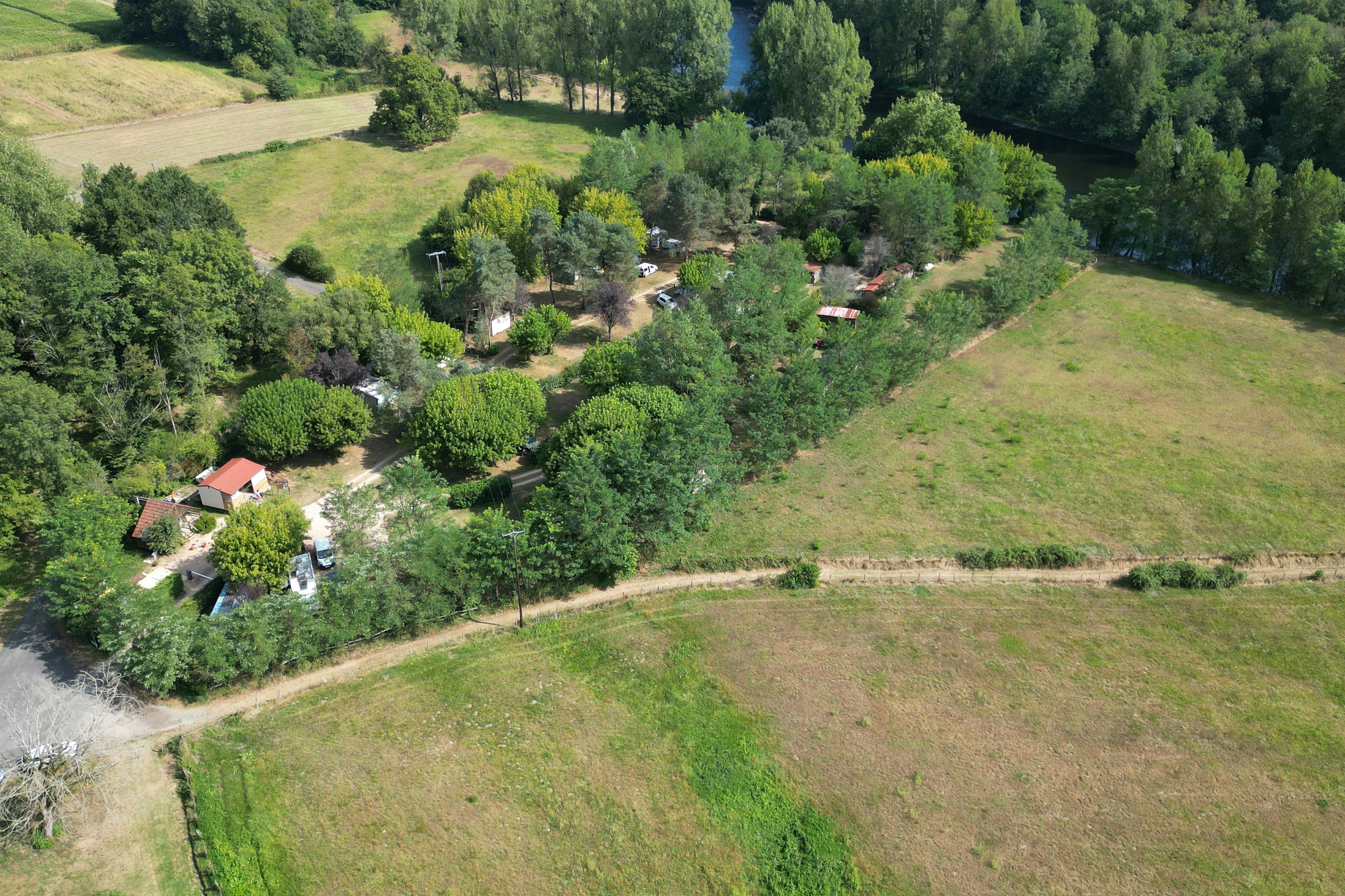 Camping Magali Plage  - Campingplatz aus der Vogelperspektive