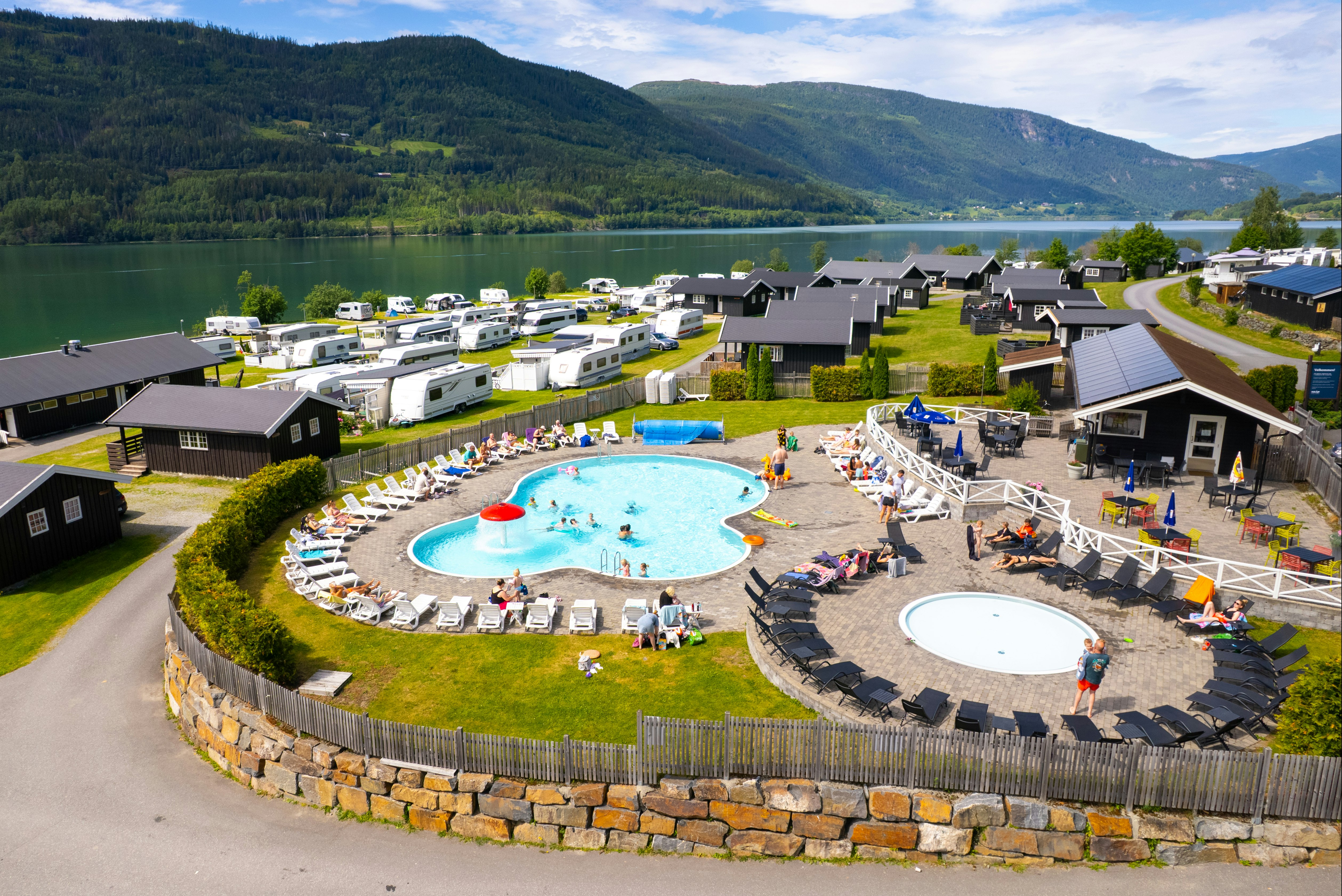 Camping Mageli - Blick auf den Campingplatz