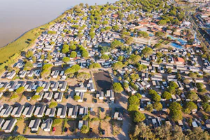 Camping Mar Estang - Campingplatz aus der Vogelperspektive