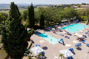 Camping Mar y Sierra - Campingplatz aus der Vogelperspektive