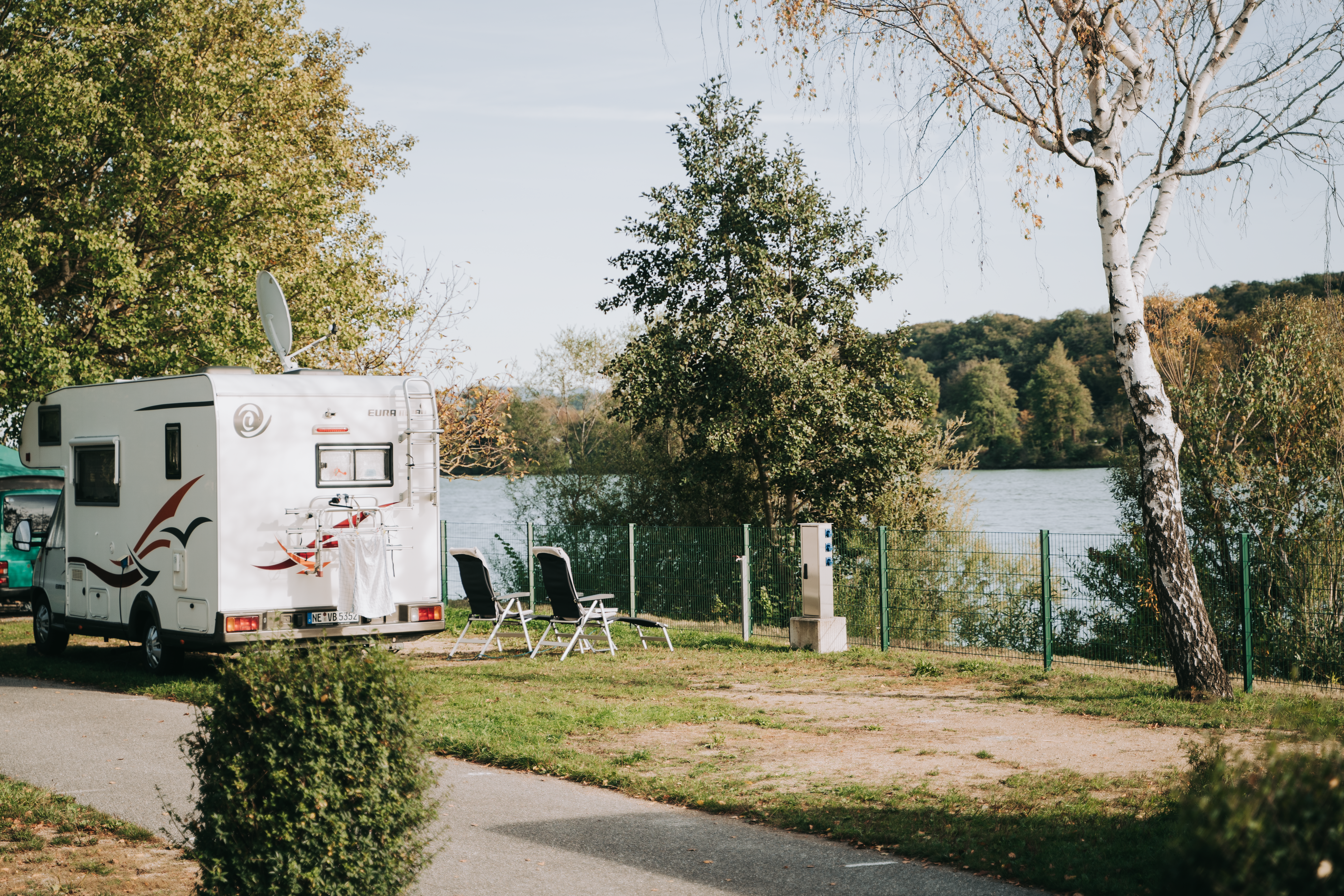 Camping Marbacher Freizeitzentrum - Wohnmobil- und  Wohnwagenstellplätze auf dem Campingplatz