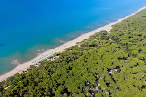 Camping Maremma Sans Souci - Campingplatz aus der Vogelperspektive