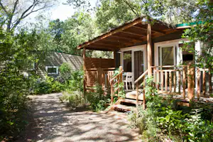 Camping Maremma Sans Souci - Mobilheim im Grünen auf dem Campingplatz
