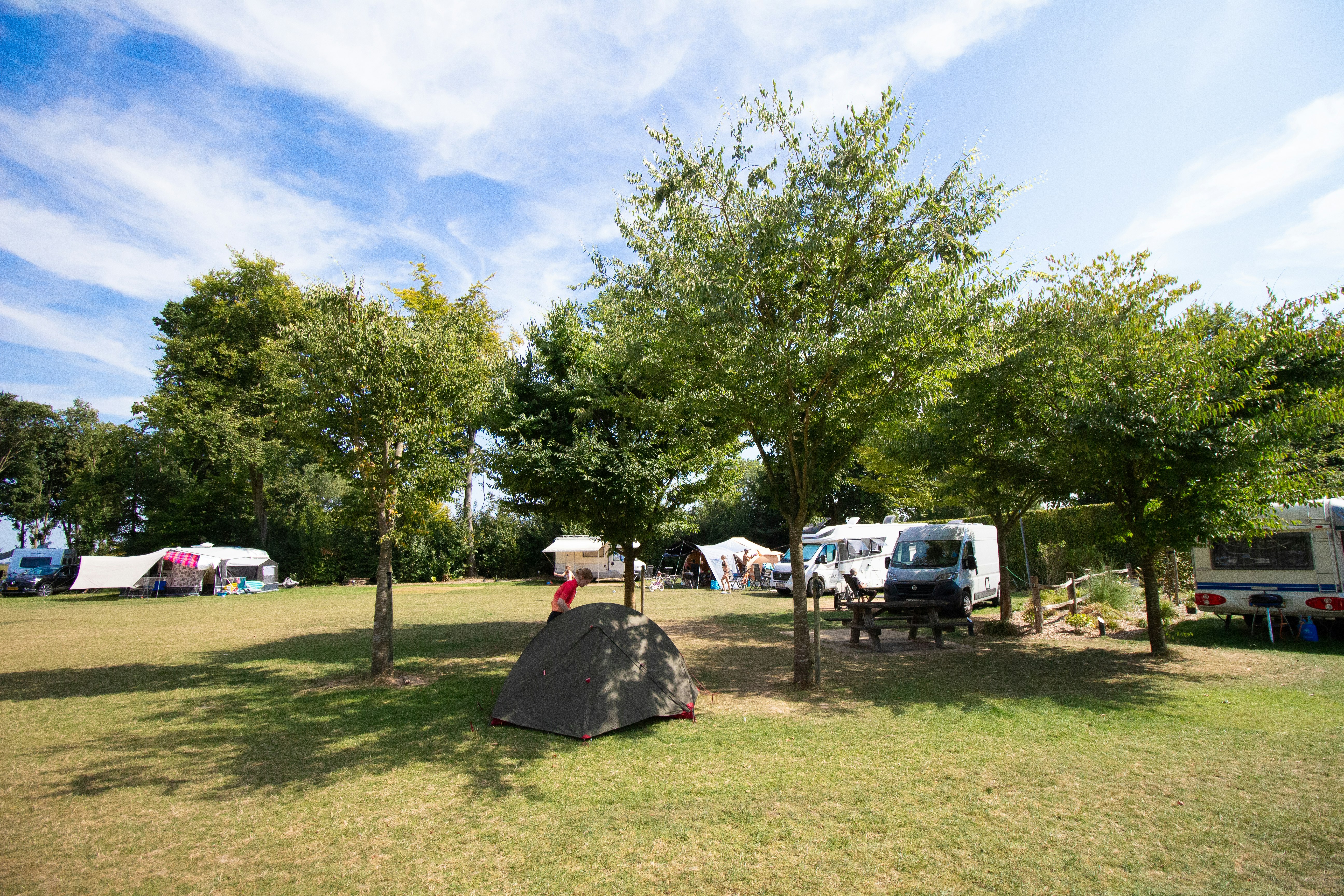 Camping Mareveld - Zeltplätze auf dem Campingplatz