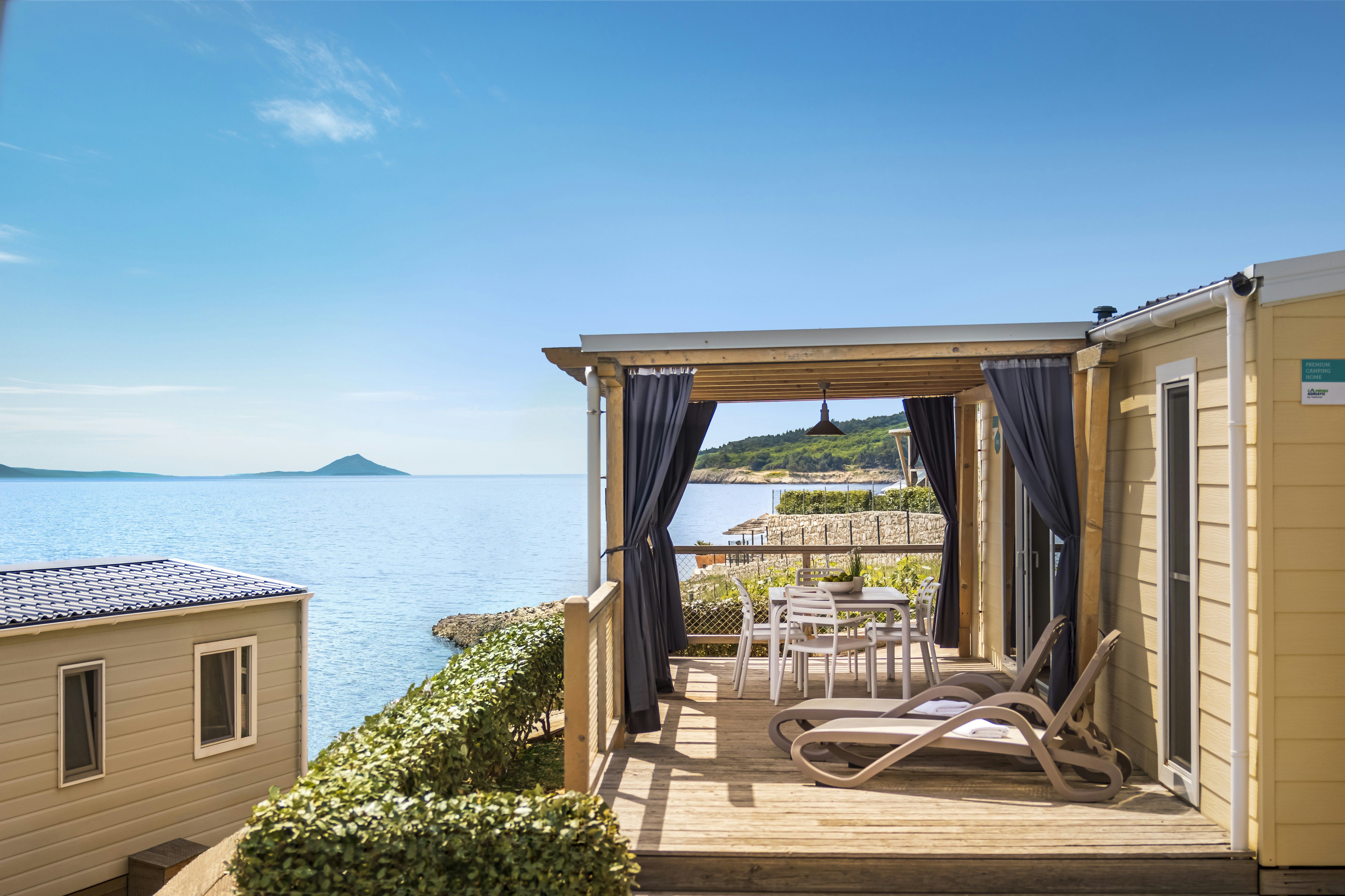 Marina Camping Resort  Valamar Camping Marina - Ausblick eines Mobilheims