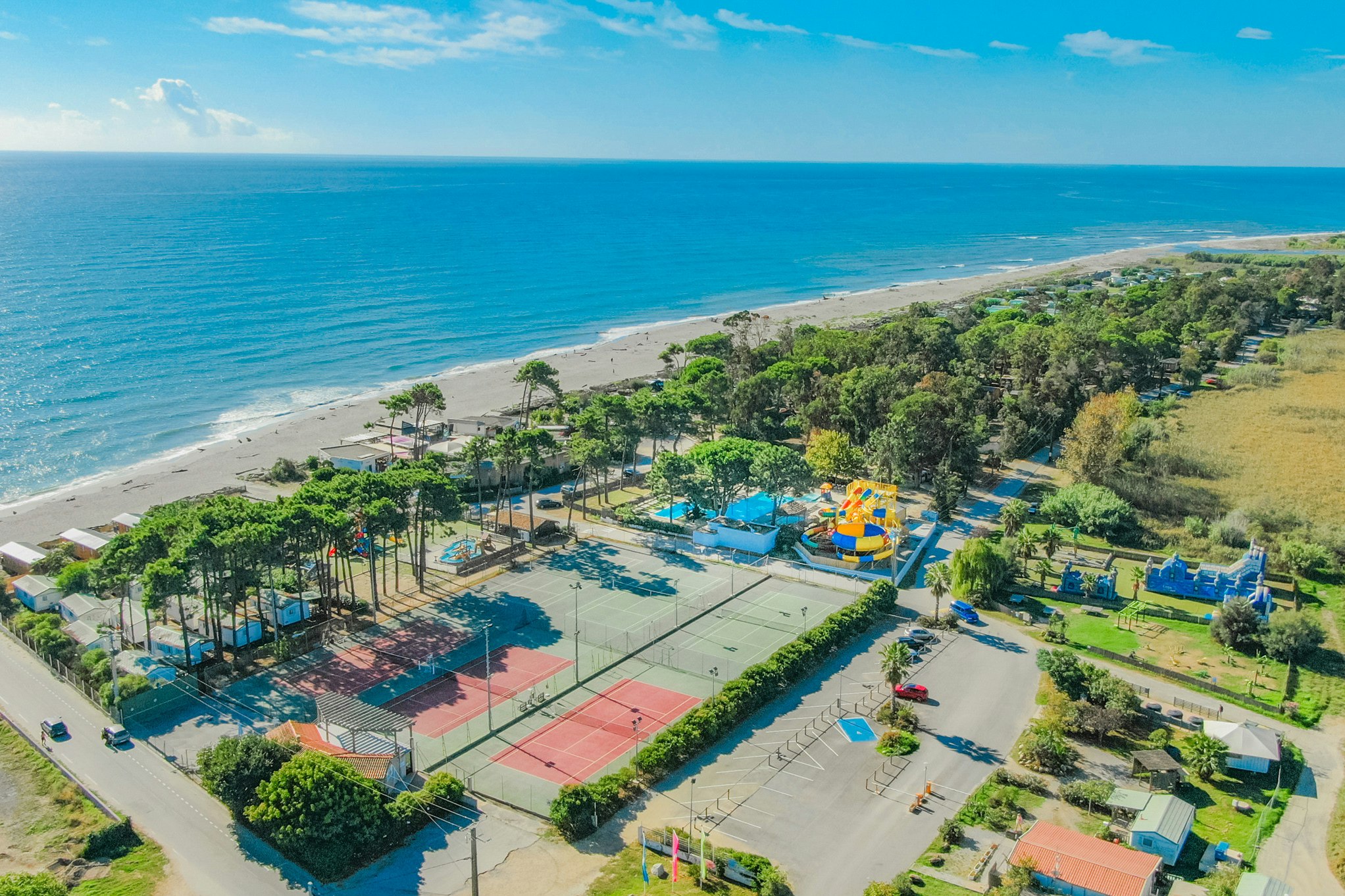 Capfun Camping Marina Aléria  - Campingplatz aus der Vogelperspektive