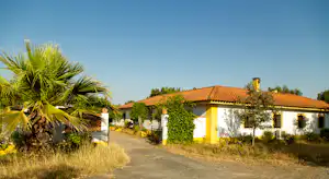 Camping Markádia - Eingang auf dem Campingplatz