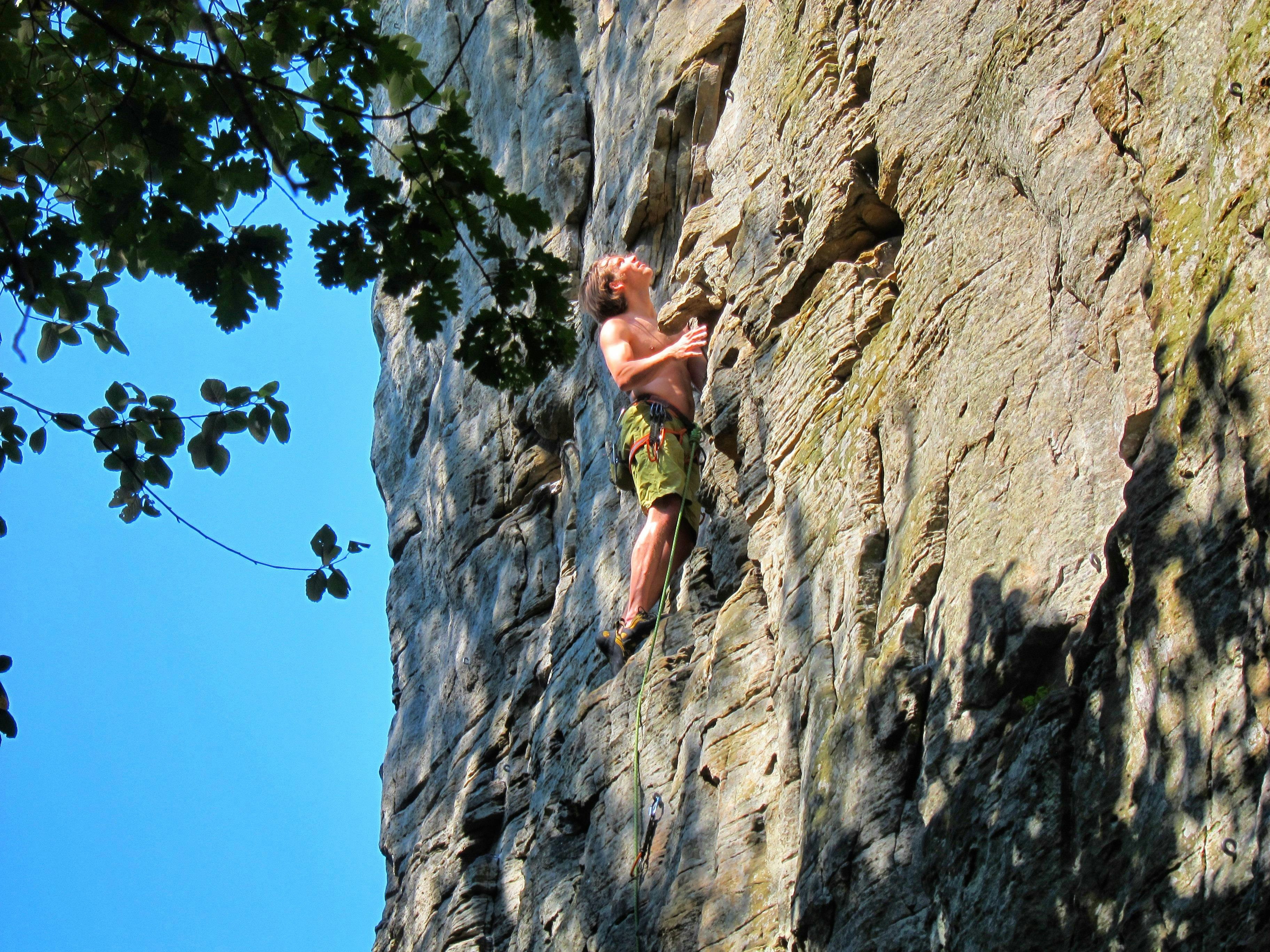 Camping Martbusch - Klettern in der Umgebung des Campingplatzes