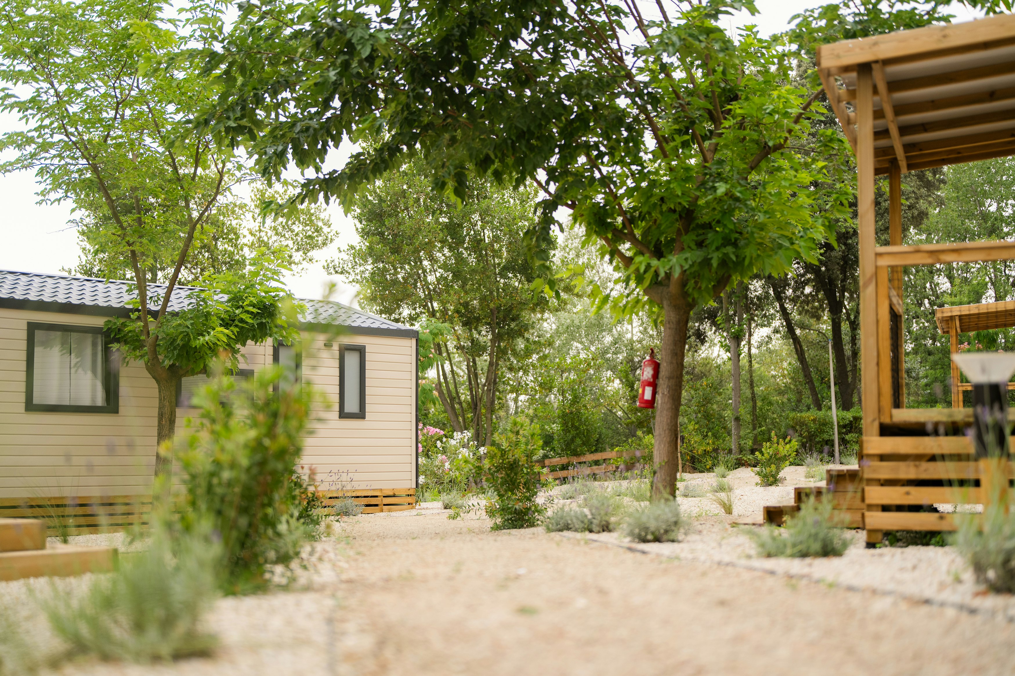 Camping Sunêlia Mas de Nicolas  Camping Mas de Nicolas  - Mobilheime auf dem Campingplatz