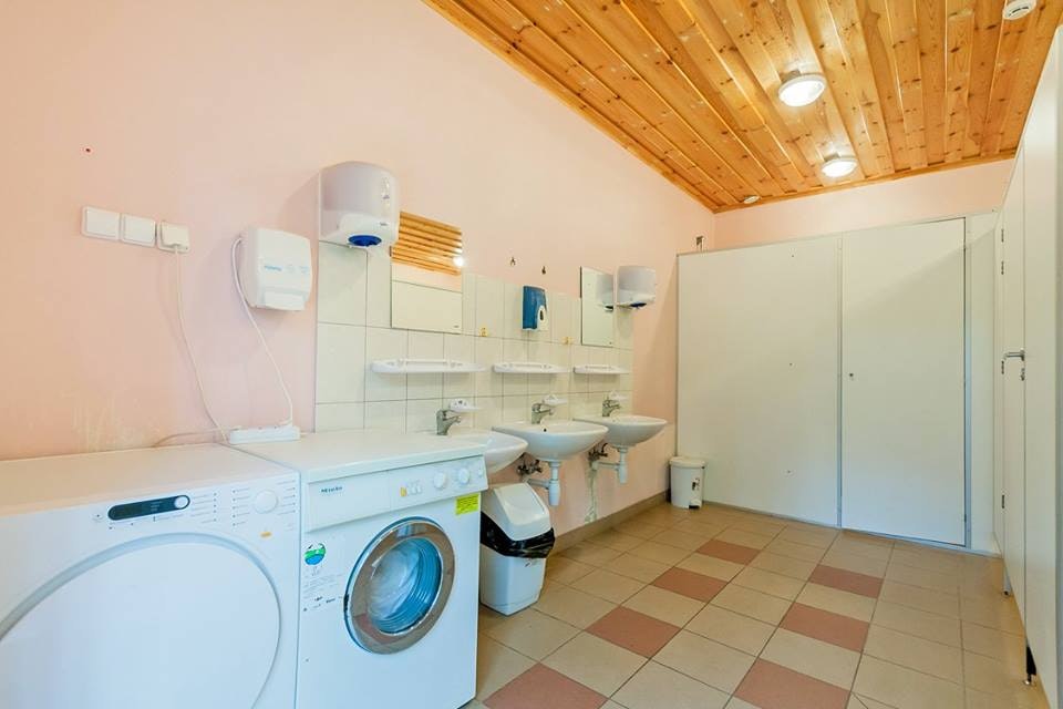 Camping Mindūnai - Waschraum des Campingplatzes