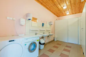Camping Mindūnai - Waschraum des Campingplatzes