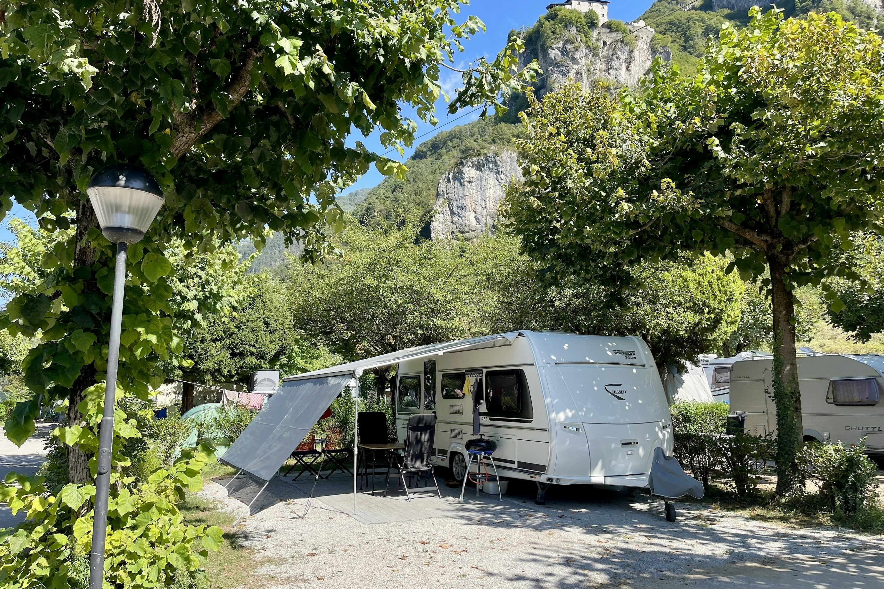 Camping Miralago - Standplätze auf dem Campingplatz