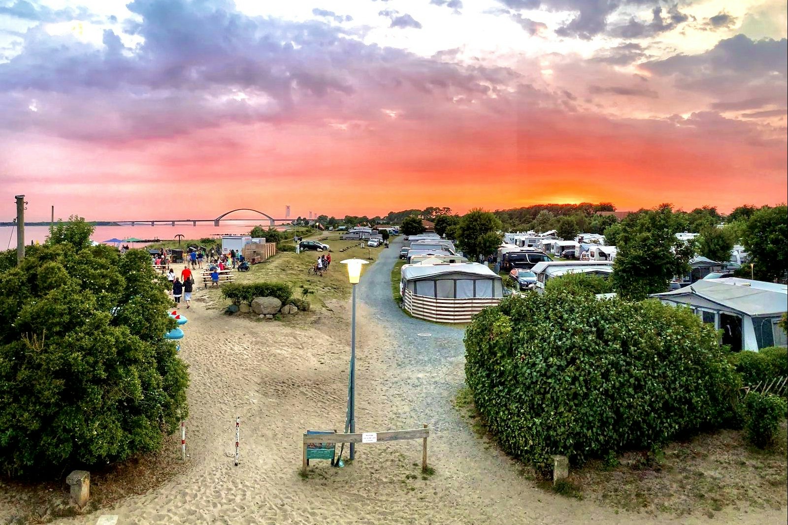 Camping Miramar - Gelände vom Campingplatz am Meer