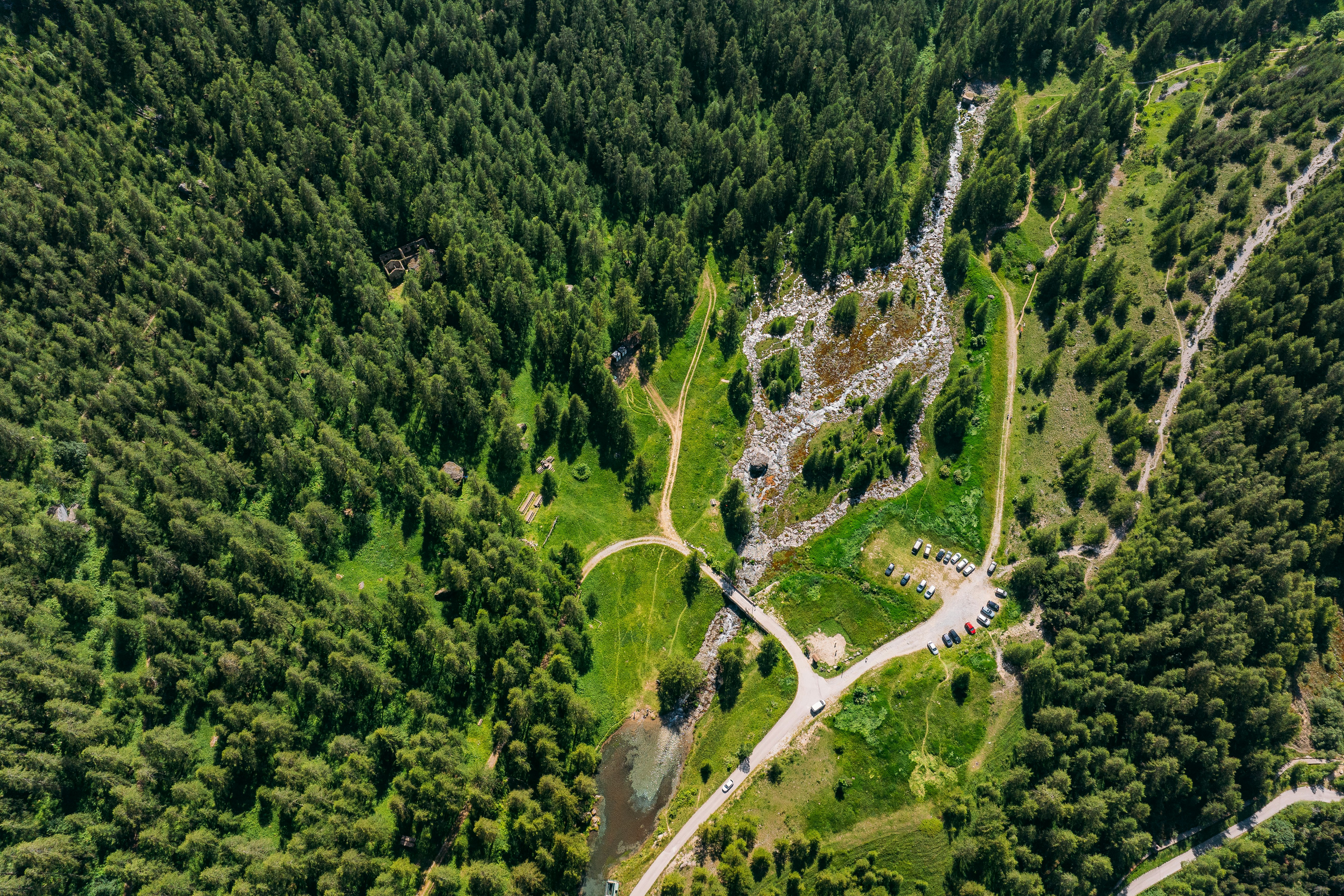 Camping Mistral  - Luftaufnahme des Campingplatzes