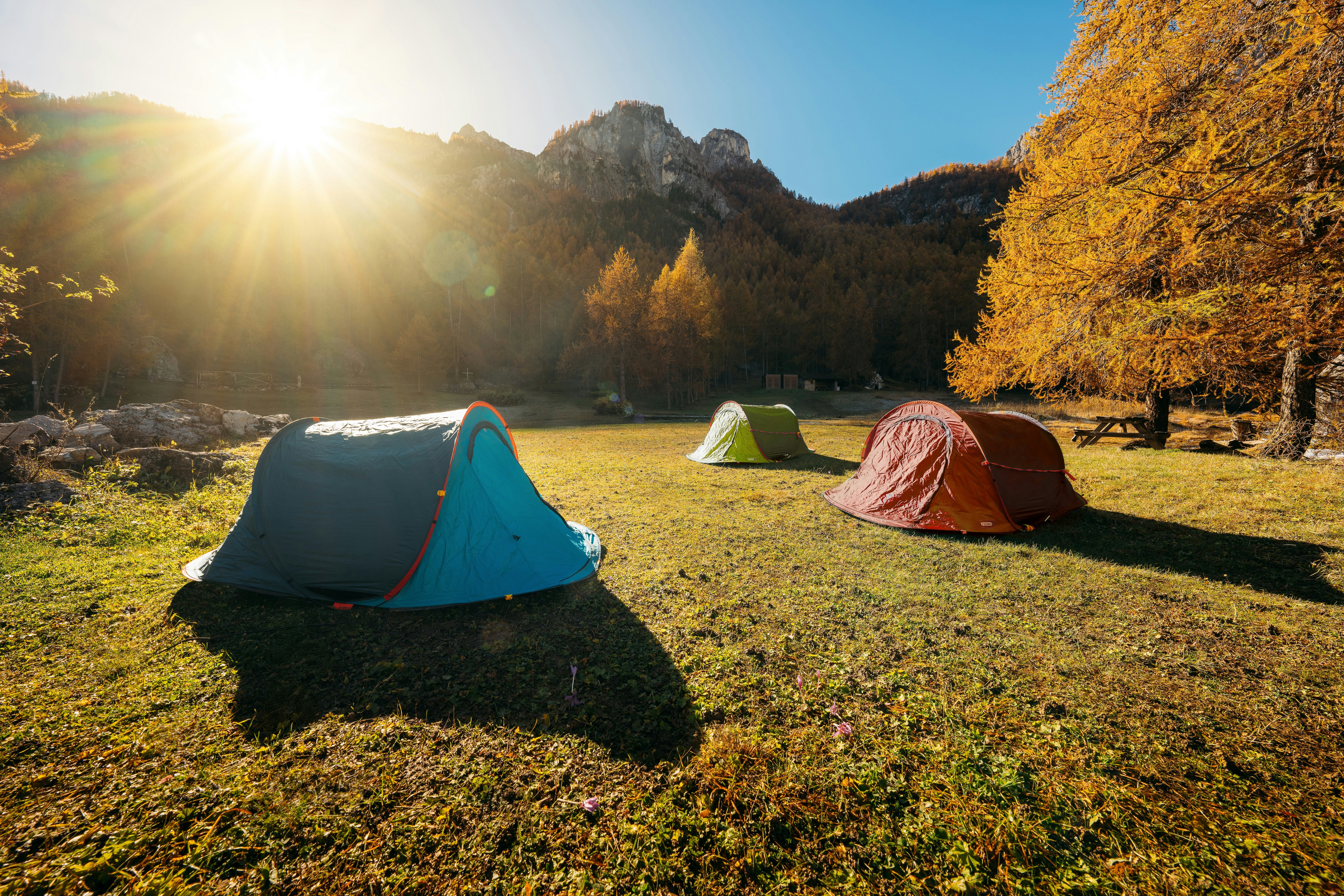 Camping Mistral - Zeltwiese auf dem Campingplatz
