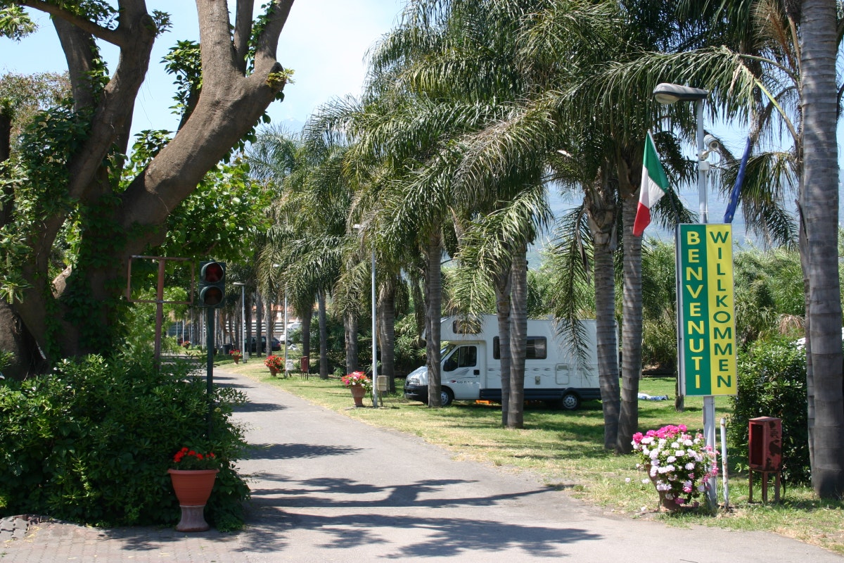 Camping Mokambo - Eingang des Campingplatzes