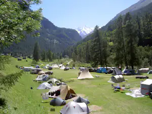 Camping Molignon - Zelt- und Wohnwagenstellplätzen auf dem Campingplatz