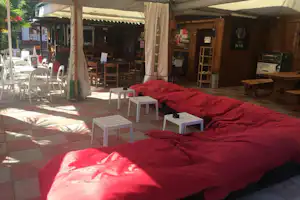 Camping Molinazzo - Sitzlounge auf dem Campingplatz