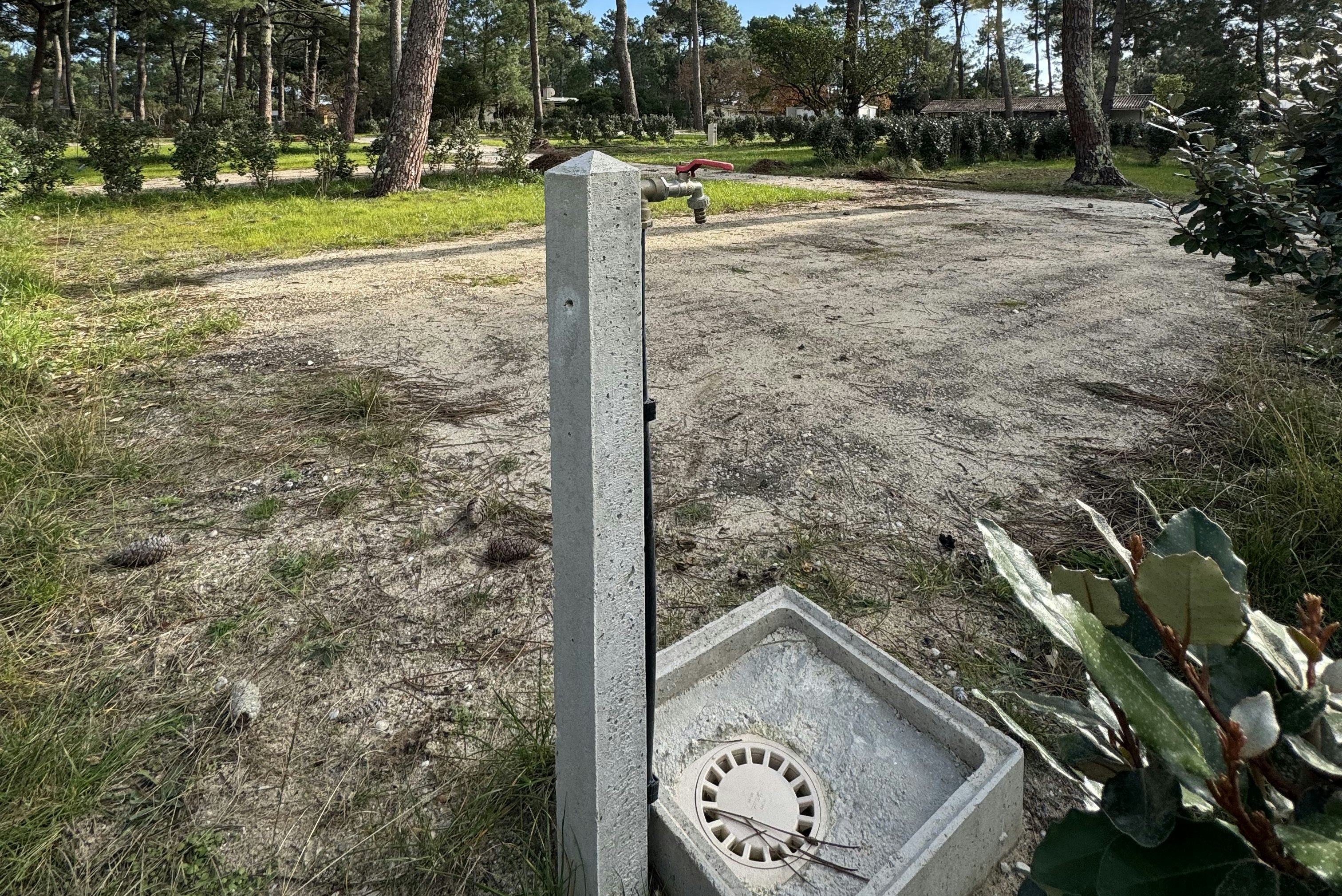 Camping MONTACABANA - Wasseranschluss an einem Standplatz