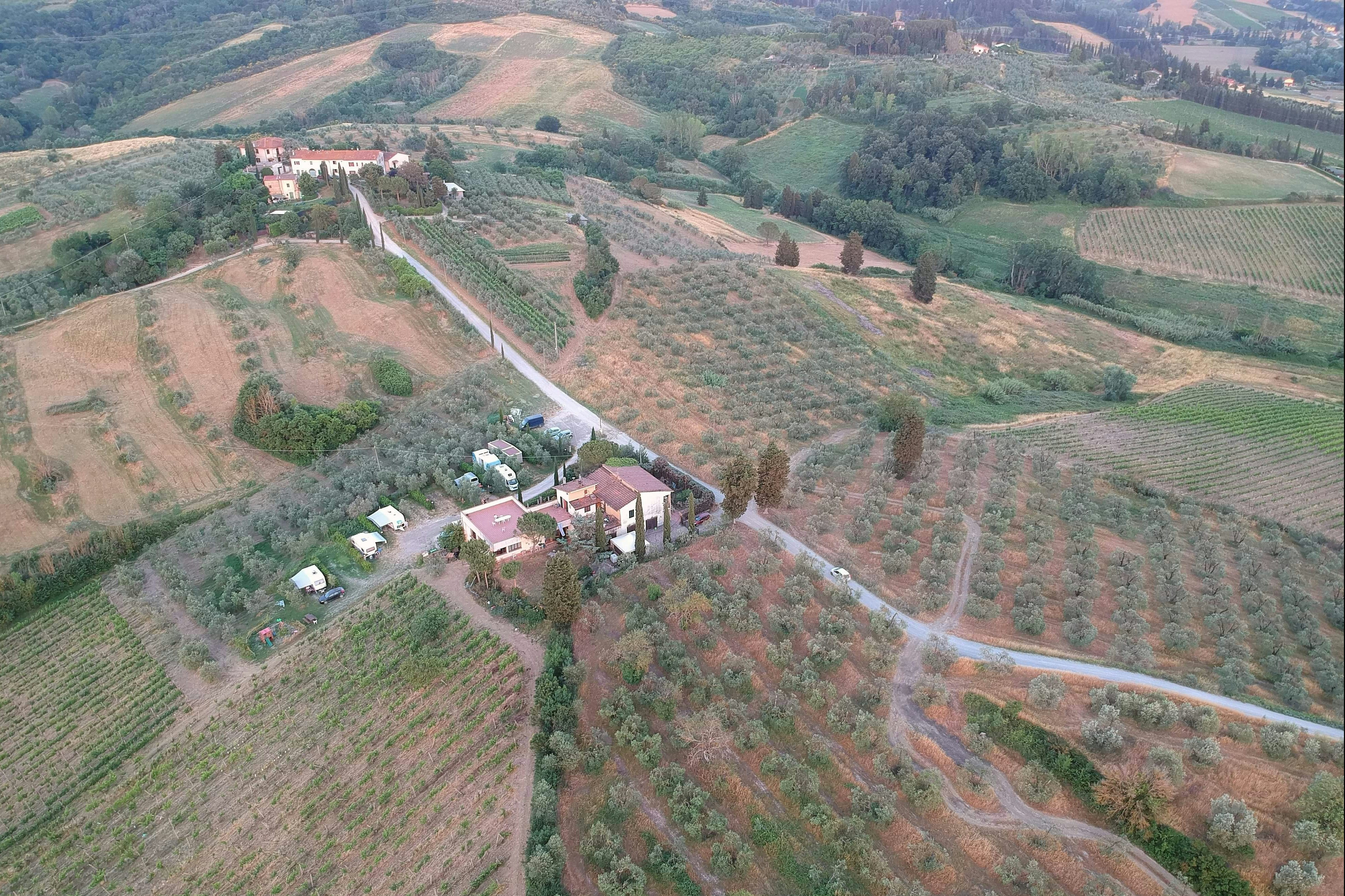 Camping Montaioncino - Luftaufnahme des Campingplatzes