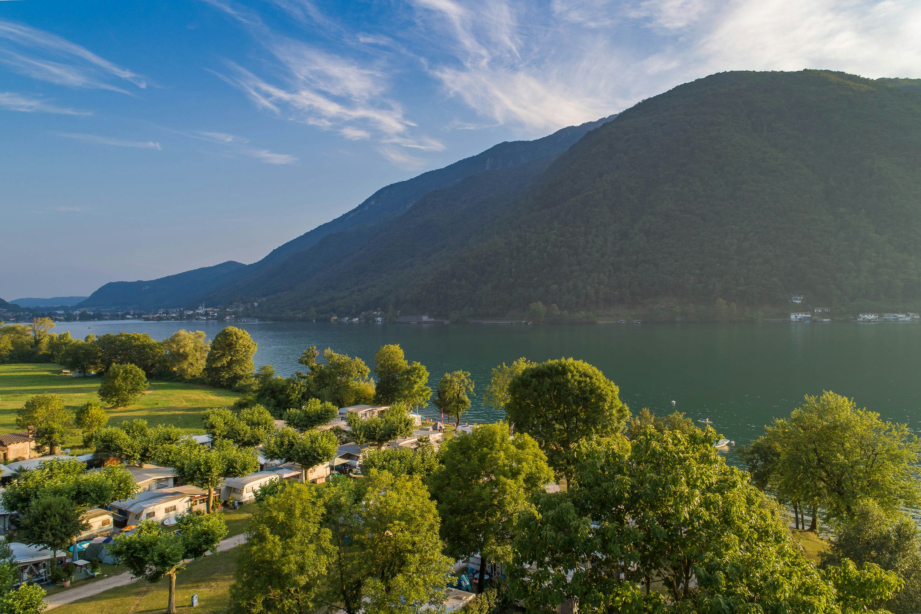 Camping Monte Generoso - Campingplatz mit blick auf den See