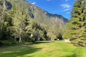 Camping Monte Rosa - Stellplätze zwischen den Bäumen