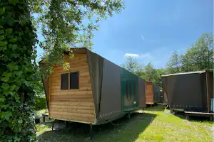 Camping Montorfano - Mobilheime auf dem Campingplatz