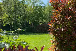 Camping Montorfano - Standplätze im Grünen auf dem Campingplatz